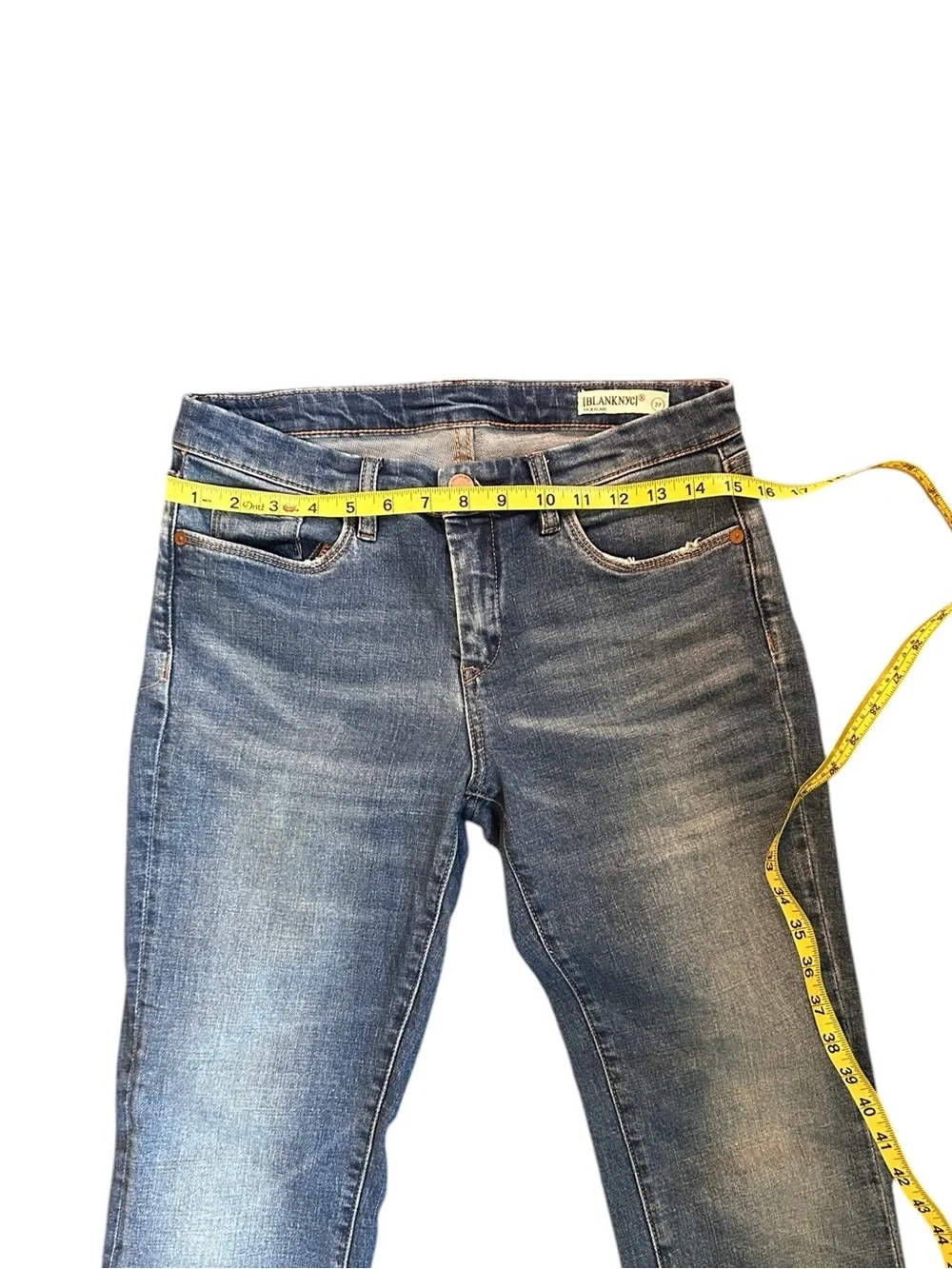 BLANK NYC Kick Flare Raw Hem Denim Jeans size 27